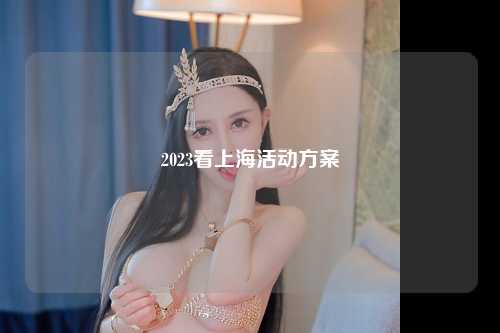 2023看上海活动方案